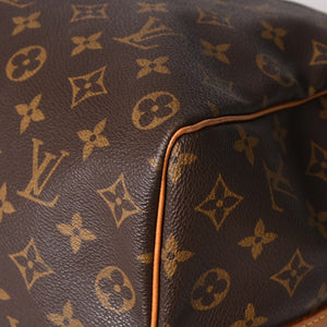 LOUIS VUITTON ルイヴィトン キーポル バンドリエール 50 ボストンバッグ M41416 モノグラム PVC ヌメ革 美品 中古 4a002949