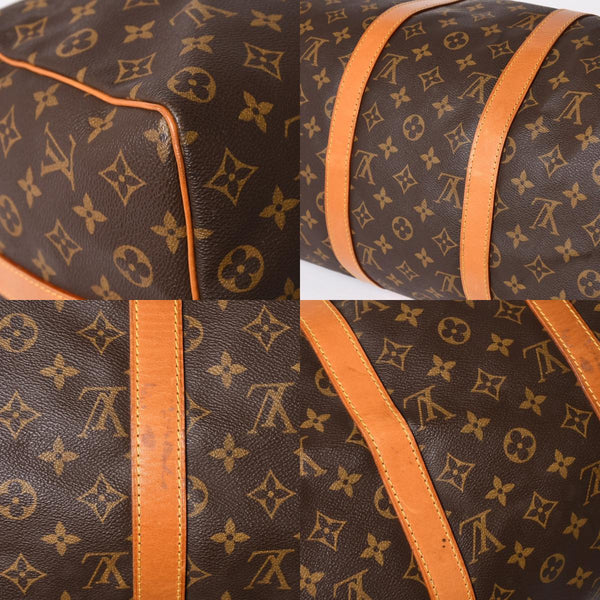LOUIS VUITTON ルイヴィトン キーポル バンドリエール 50 ボストンバッグ M41416 モノグラム PVC ヌメ革 美品 中古 4a002949