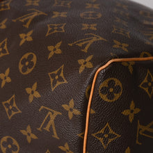 画像をギャラリービューアに読み込む, LOUIS VUITTON ルイヴィトン モノグラム キーポル45 ボストンバッグ M41428 PVC ヌメ革 ブラウン ゴールド金具 美品 中古 4a002915