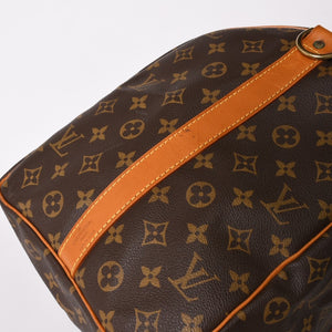 LOUIS VUITTON ルイヴィトン キーポル バンドリエール 50 ボストンバッグ M41416 モノグラム PVC ヌメ革 美品 中古 4a002949