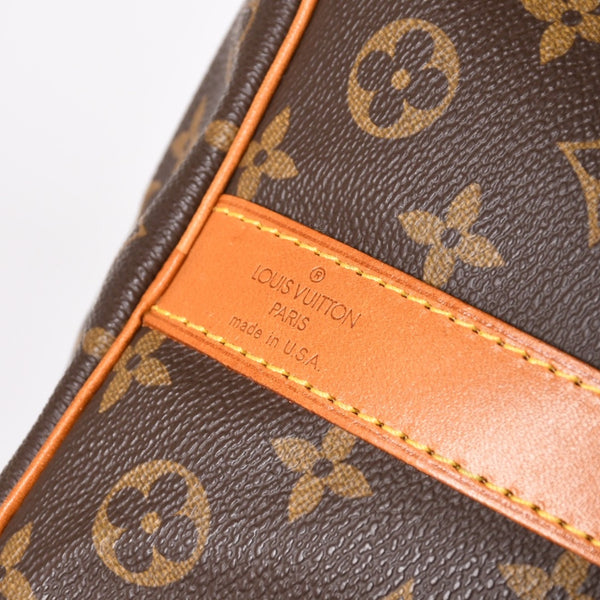 LOUIS VUITTON ルイヴィトン キーポル バンドリエール 50 ボストンバッグ M41416 モノグラム PVC ヌメ革 美品 中古 4a002949