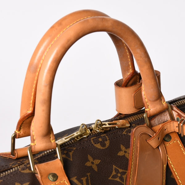 LOUIS VUITTON ルイヴィトン キーポル バンドリエール 50 ボストンバッグ M41416 モノグラム PVC ヌメ革 美品 中古 4a002949