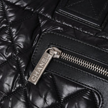 画像をギャラリービューアに読み込む, 極美品 CHANEL シャネル コココクーン スモールトート ハンドバッグ A48610 16番台 ココマーク ブラック シルバー金具 中古 4a002953