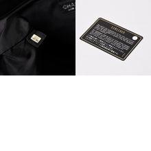 画像をギャラリービューアに読み込む, 極美品 CHANEL シャネル トートバッグ バリビアリッツトートTGM 11番台 ブラック コーティングキャンバス レザー シルバー金具 中古 4a002884