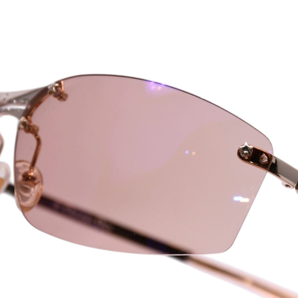 Very Good Condition Christian Dior DIOR POP Rimless Sunglasses YB7KH Eyewear Star Decoration Orange Y2K Metal Frame 65□15 120 Used 4a002964