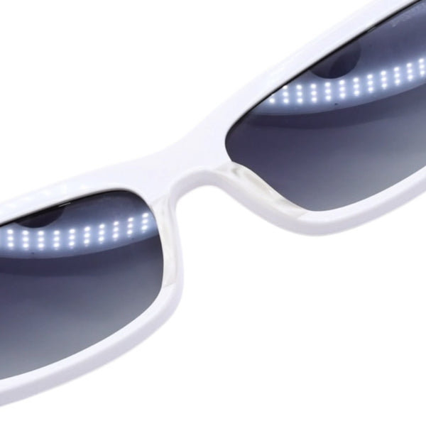 PRADA プラダ ホワイト サングラス シルバー金具 スター SPR20G 55◻︎16 イタリア製 美品 中古 4a002956