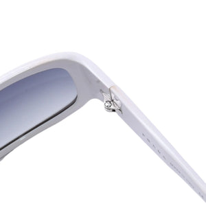 PRADA プラダ ホワイト サングラス シルバー金具 スター SPR20G 55◻︎16 イタリア製 美品 中古 4a002956