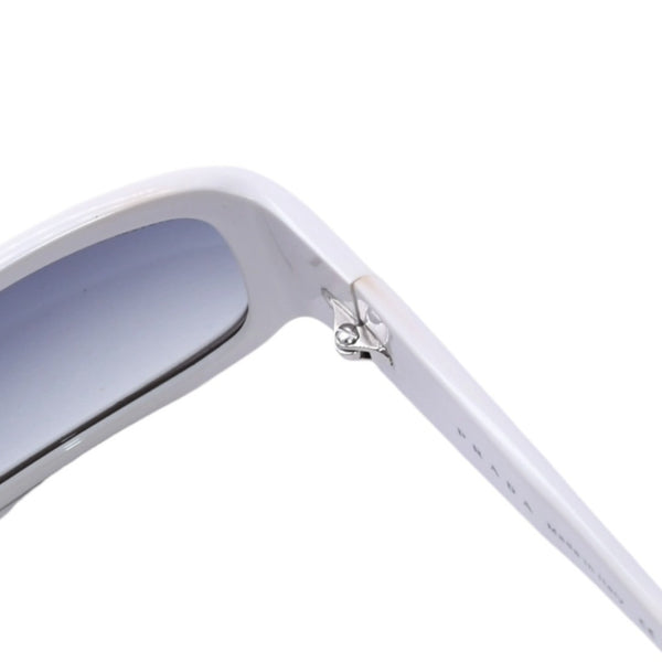 PRADA プラダ ホワイト サングラス シルバー金具 スター SPR20G 55◻︎16 イタリア製 美品 中古 4a002956