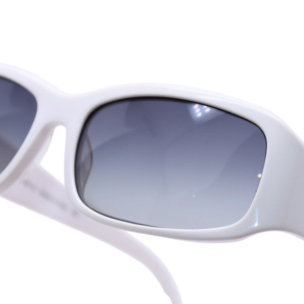 PRADA プラダ ホワイト サングラス シルバー金具 スター SPR20G 55◻︎16 イタリア製 美品 中古 4a002956