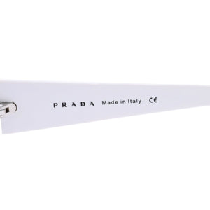 PRADA プラダ ホワイト サングラス シルバー金具 スター SPR20G 55◻︎16 イタリア製 美品 中古 4a002956