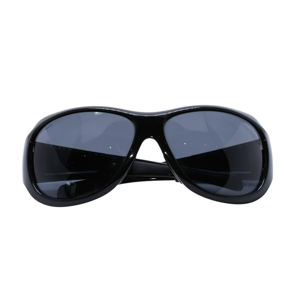 PRADA SPORT プラダスポーツ Sunglasses サングラス シルバー金具 SPS 091 65◻︎14 ブラック 美品 中古 4a002959