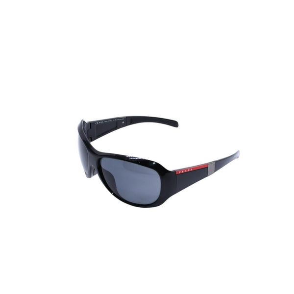 PRADA SPORT プラダスポーツ Sunglasses サングラス シルバー金具 SPS 091 65◻︎14 ブラック 美品 中古 4a002959
