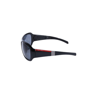 PRADA SPORT プラダスポーツ Sunglasses サングラス シルバー金具 SPS 091 65◻︎14 ブラック 美品 中古 4a002959