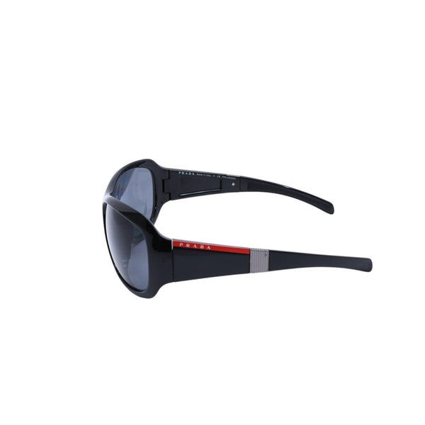PRADA SPORT プラダスポーツ Sunglasses サングラス シルバー金具 SPS 091 65◻︎14 ブラック 美品 中古 4a002959