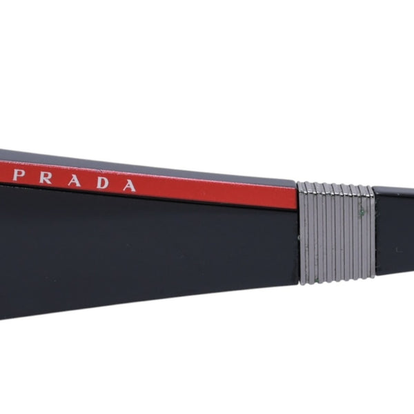 PRADA SPORT プラダスポーツ Sunglasses サングラス シルバー金具 SPS 091 65◻︎14 ブラック 美品 中古 4a002959