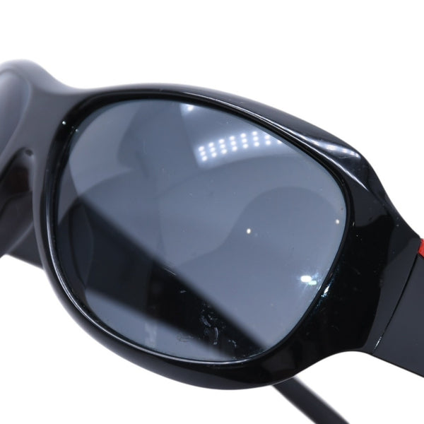 PRADA SPORT プラダスポーツ Sunglasses サングラス シルバー金具 SPS 091 65◻︎14 ブラック 美品 中古 4a002959
