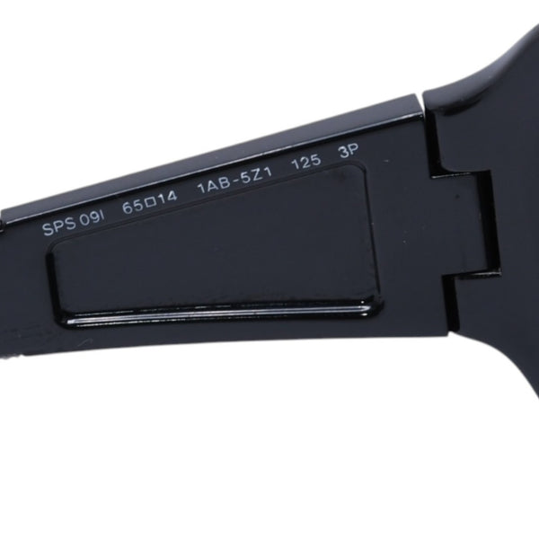 PRADA SPORT プラダスポーツ Sunglasses サングラス シルバー金具 SPS 091 65◻︎14 ブラック 美品 中古 4a002959