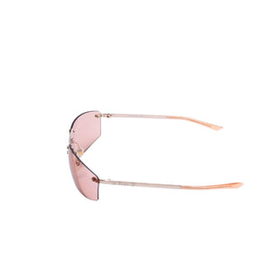 Very Good Condition Christian Dior DIOR POP Rimless Sunglasses YB7KH Eyewear Star Decoration Orange Y2K Metal Frame 65□15 120 Used 4a002964