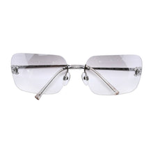 Load image into Gallery viewer, 極美品 CHANEL シャネル Sunglasses サングラス クリア ラインストーン シルバー金具 ココマーク 4017-D 62◻︎17 120 中古 4a002961