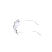 Load image into Gallery viewer, 極美品 CHANEL シャネル Sunglasses サングラス クリア ラインストーン シルバー金具 ココマーク 4017-D 62◻︎17 120 中古 4a002961