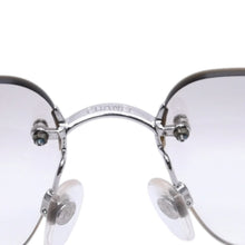 Load image into Gallery viewer, 極美品 CHANEL シャネル Sunglasses サングラス クリア ラインストーン シルバー金具 ココマーク 4017-D 62◻︎17 120 中古 4a002961