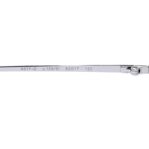 極美品 CHANEL シャネル Sunglasses サングラス クリア ラインストーン シルバー金具 ココマーク 4017-D 62◻︎17 120 中古 4a002961