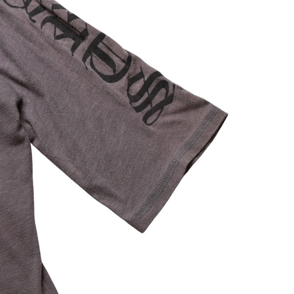 CHROME HEARTS クロムハーツ ヘンリーネック 7部袖Tシャツ サイズXL ヴァインダガー セメタリークロス サンドグレー 美品 中古 4a003160