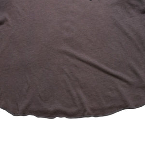 CHROME HEARTS クロムハーツ ヘンリーネック 7部袖Tシャツ サイズXL ヴァインダガー セメタリークロス サンドグレー 美品 中古 4a003160