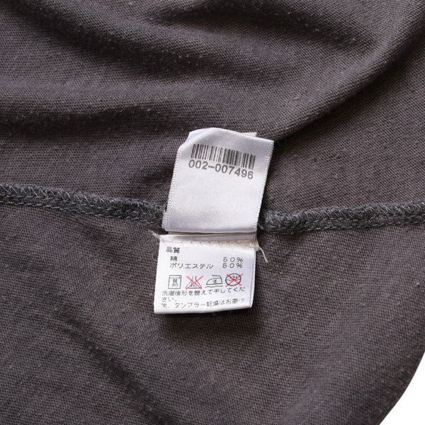 CHROME HEARTS クロムハーツ ヘンリーネック 7部袖Tシャツ サイズXL ヴァインダガー セメタリークロス サンドグレー 美品 中古 4a003160