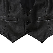 Load image into Gallery viewer, 極美品 YVES SAINT LAURENT イヴ サンローラン レザーベスト サイズ36 440246 Y5QQ2 ブラック 中古 4a002651