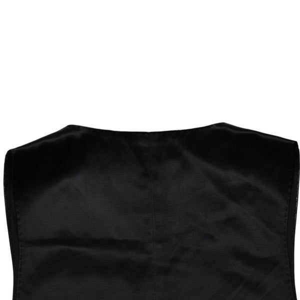 極美品 YVES SAINT LAURENT イヴ サンローラン レザーベスト サイズ36 440246 Y5QQ2 ブラック 中古 4a002651