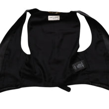 Load image into Gallery viewer, 極美品 YVES SAINT LAURENT イヴ サンローラン レザーベスト サイズ36 440246 Y5QQ2 ブラック 中古 4a002651
