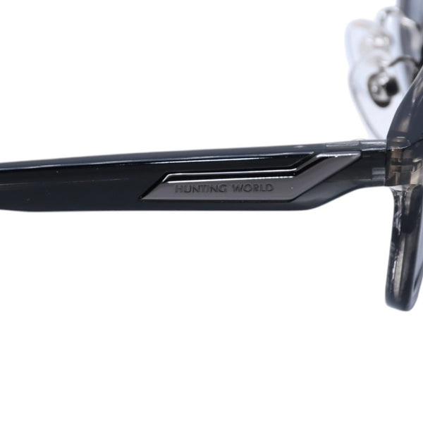 HUNTING WORLD ハンティングワールド サングラス アイウェア HTW-1014P サイズ56□16-145 ブラック 美品 中古 4a002904