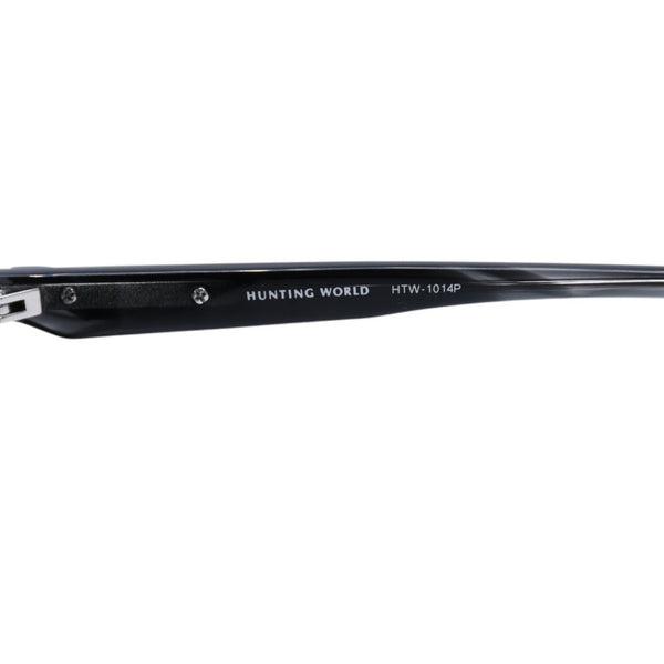 HUNTING WORLD ハンティングワールド サングラス アイウェア HTW-1014P サイズ56□16-145 ブラック 美品 中古 4a002904