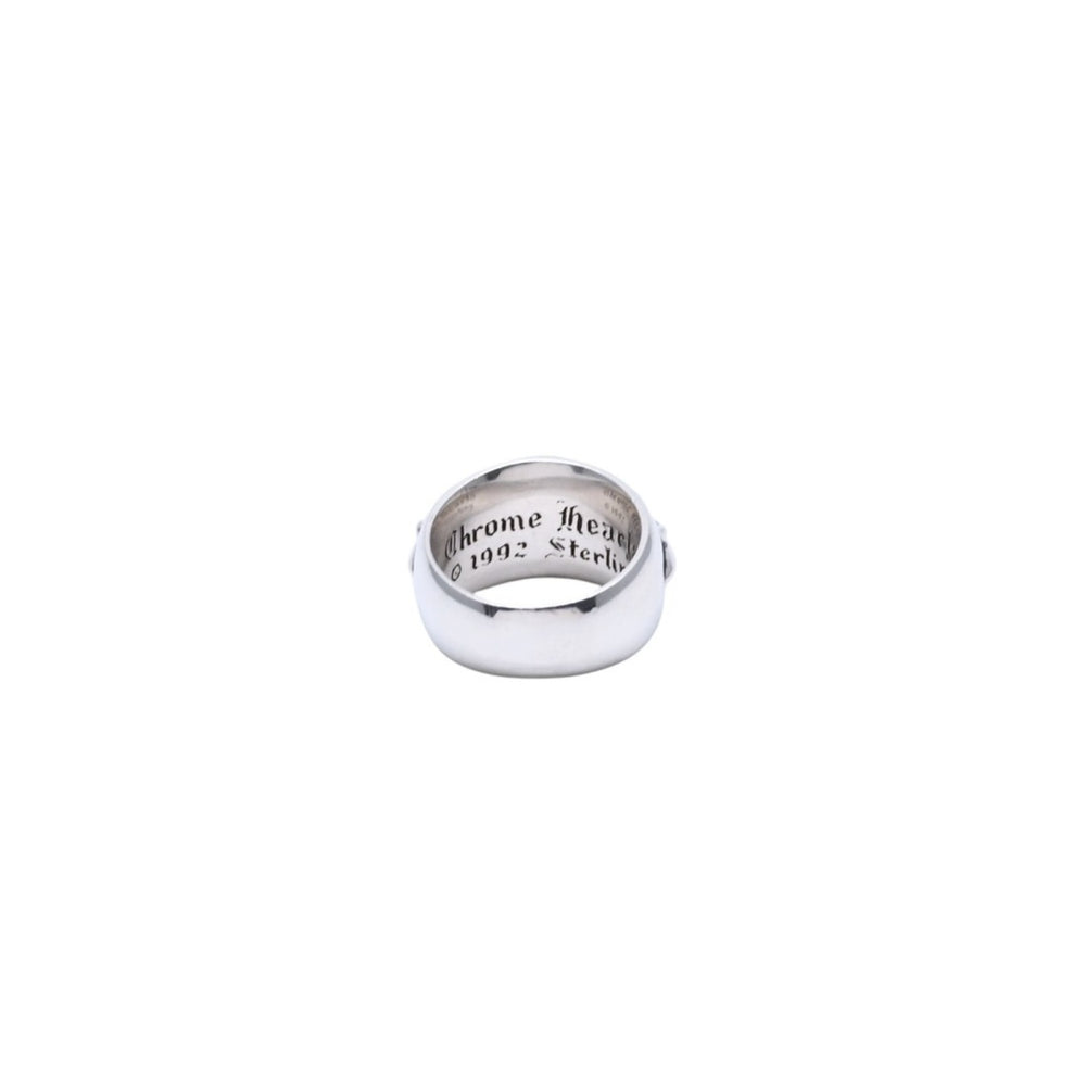 Very good condition CHROME HEARTS FLORAL CROSS Ring Weight approx. 16.33g Size 18 Sterling Silver Used 4a003113