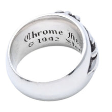 画像をギャラリービューアに読み込む, 極美品 CHROME HEARTS クロムハーツ FLORAL CROSS フローラルクロス リング 指輪 重量約16.33g サイズ18号 スターリングシルバー 中古 4a003113