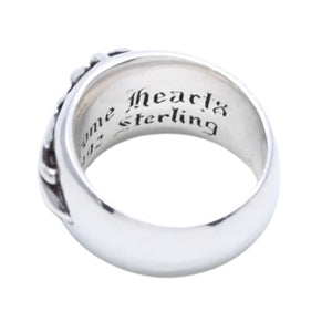 Very good condition CHROME HEARTS FLORAL CROSS Ring Weight approx. 16.33g Size 18 Sterling Silver Used 4a003113