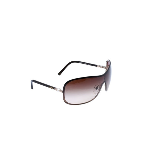 新品未使用 CHANEL シャネル シールド サングラス アイウェア 4170-H c.304/3B ココマーク フェイクパール Collection Perle 中古 4a002988