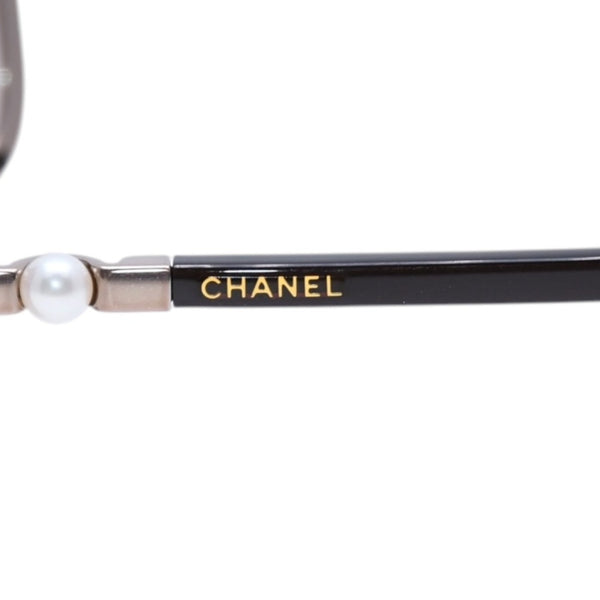 新品未使用 CHANEL シャネル シールド サングラス アイウェア 4170-H c.304/3B ココマーク フェイクパール Collection Perle 中古 4a002988