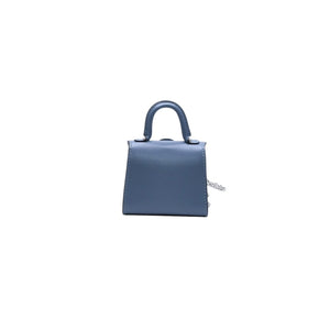 新品未使用 DELVAUX デルヴォー BRILLANT GAND ブリヨン ガン バッグチャーム RENE MAGRITTE ルネ マグリット ボックスカーフ 中古 4a002840