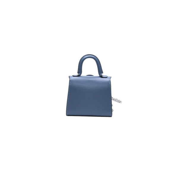 新品未使用 DELVAUX デルヴォー BRILLANT GAND ブリヨン ガン バッグチャーム RENE MAGRITTE ルネ マグリット ボックスカーフ 中古 4a002840