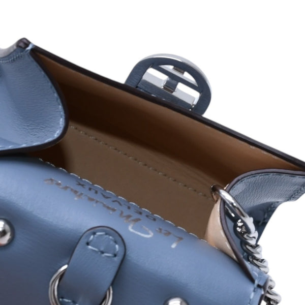 新品未使用 DELVAUX デルヴォー BRILLANT GAND ブリヨン ガン バッグチャーム RENE MAGRITTE ルネ マグリット ボックスカーフ 中古 4a002840