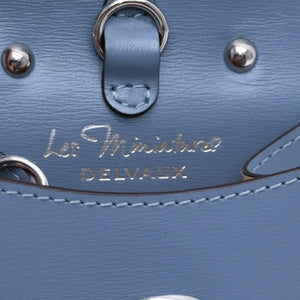 新品未使用 DELVAUX デルヴォー BRILLANT GAND ブリヨン ガン バッグチャーム RENE MAGRITTE ルネ マグリット ボックスカーフ 中古 4a002840