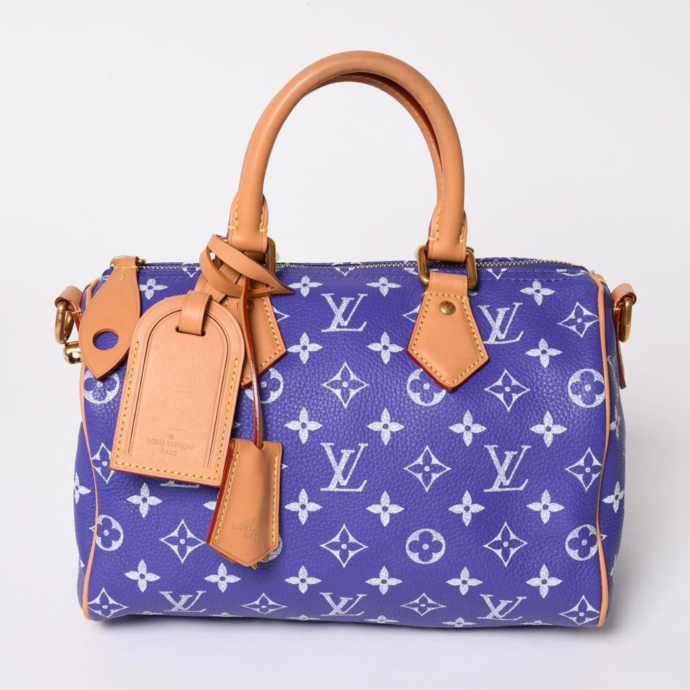Very good condition LOUIS VUITTON Speedy P9 Bandouliere 25 Handbag M11562 Purple Used 4a003090