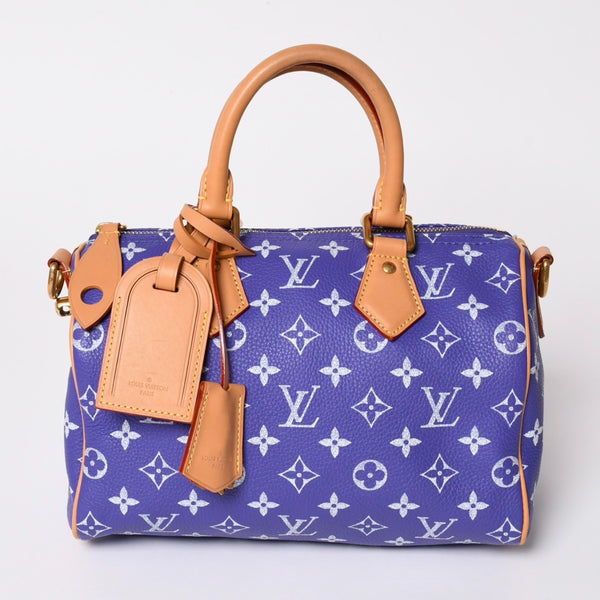 極美品 LOUIS VUITTON ルイヴィトン スピーディ P9 バンドリエール 25 ハンドバッグ M11562 パープル 中古 4a003090