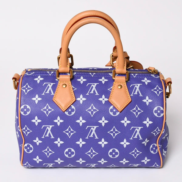 極美品 LOUIS VUITTON ルイヴィトン スピーディ P9 バンドリエール 25 ハンドバッグ M11562 パープル 中古 4a003090