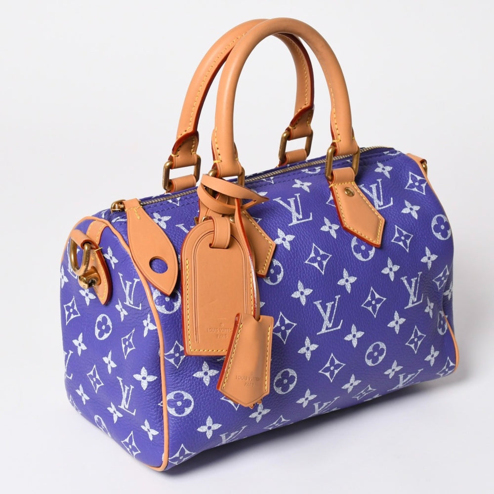 Very good condition LOUIS VUITTON Speedy P9 Bandouliere 25 Handbag M11562 Purple Used 4a003090