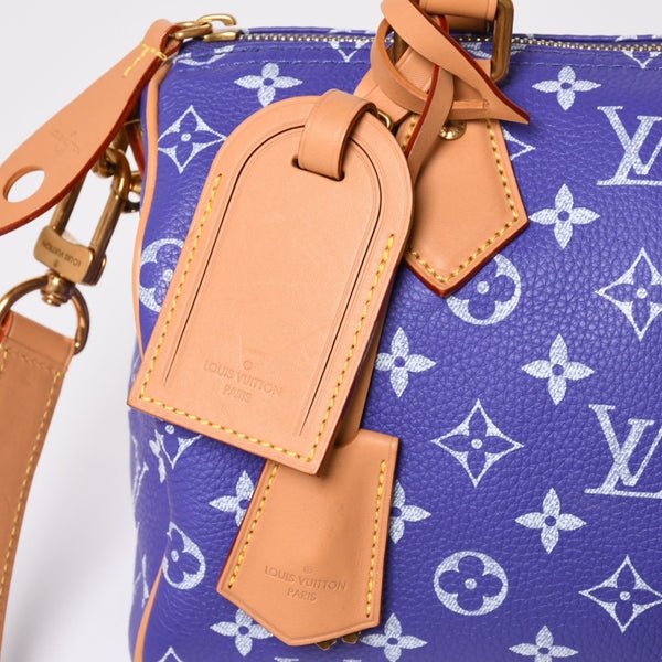 極美品 LOUIS VUITTON ルイヴィトン スピーディ P9 バンドリエール 25 ハンドバッグ M11562 パープル 中古 4a003090