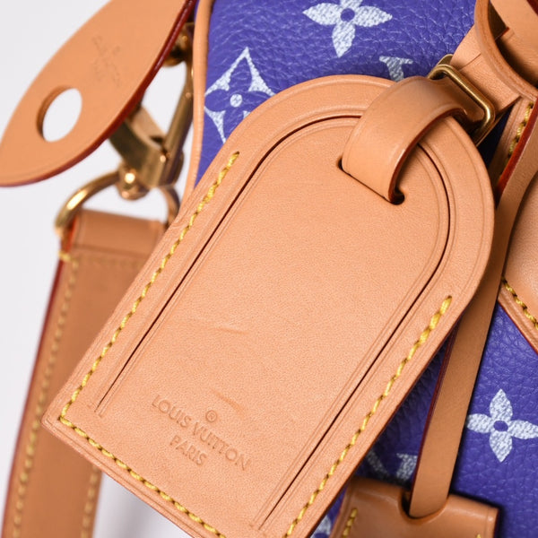 極美品 LOUIS VUITTON ルイヴィトン スピーディ P9 バンドリエール 25 ハンドバッグ M11562 パープル 中古 4a003090