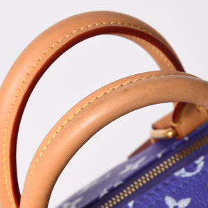 極美品 LOUIS VUITTON ルイヴィトン スピーディ P9 バンドリエール 25 ハンドバッグ M11562 パープル 中古 4a003090